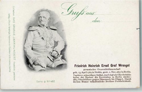 Das grosse Jahrhundert Serie O Nr. 482 - General Graf Wrangel