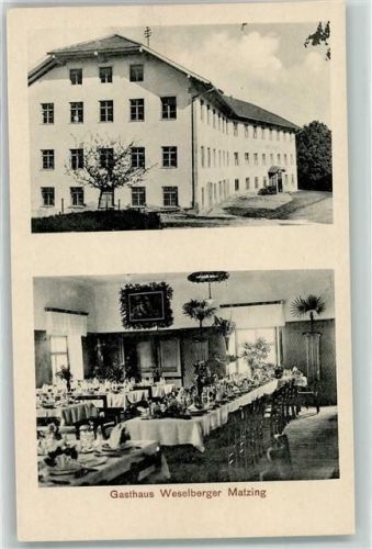Matzing Gasthaus Weselberger Speisesaal