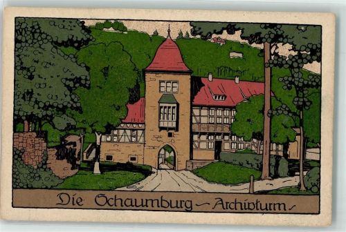Rinteln Die Schaumburg Archivturm Tor