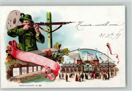 1898 Festhalle - Schütze AK