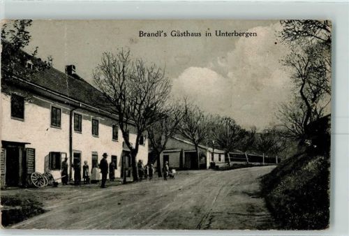 9330 Unterbergen Karte beschädigt Brandl's Gasthaus