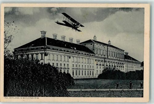 85764 W8042 Schleißheim - Königliches Schloss Flugzeug Fahrrad