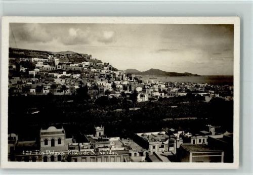 Las Palmas de Gran Canaria 1928 Risco de S. Nicolas , sehr gute Erhaltung AK