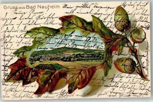 Bad Nauheim 1904 Lithographie