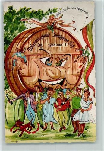 Bad Dürkheim 1965 Dürkheim Faß , gute Erhaltung AK