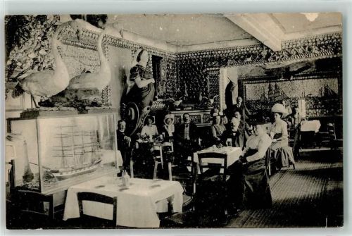 Büsum Gasthaus Zur Fischerbörse Carl Richter Muschelsaal