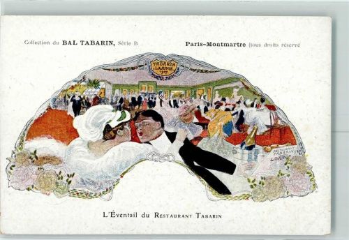 Paris Collection Bal Tabarin Serie B Jugendstil AK