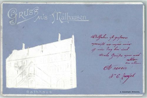 Mulhouse 1899 Rathaus