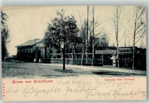 Schildhorn 1900 Gasthaus Hans Ritzhaupt