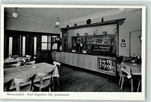 Flammersfeld Hotel Bergischer Hof Gastraum Tresen Zapfanlage