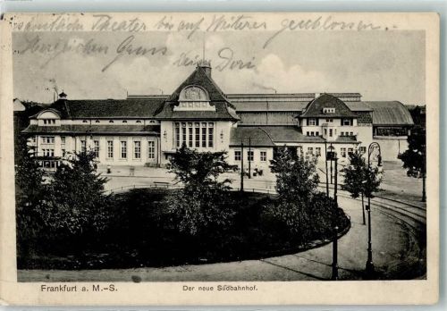 60308 W6000 Frankfurt am Main 1917 - der neue Südbahnhof