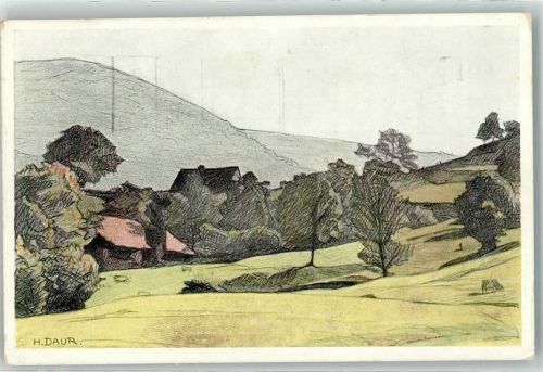 Freiburg 1929 Villen Ansiedlung Küchl. Gelände