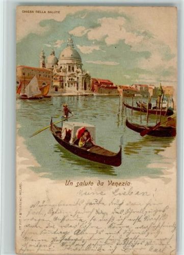 Venezia Chiesa della Salute Gondeln