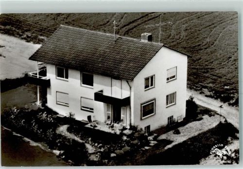 Grasellenbach Fliegeraufnahme Privat Pension Haus im Erzfeld