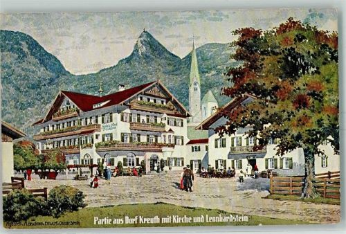 Kreuth Hotel zur Post AK