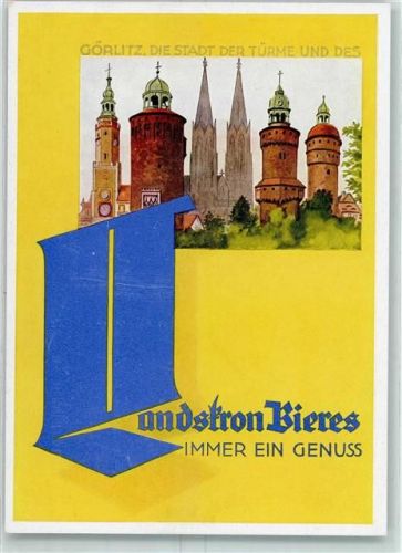 Görlitz Werbung Landskron Bier
