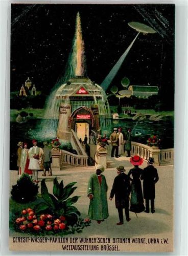 1910 Werbung Ceresit Wasser Pavillon