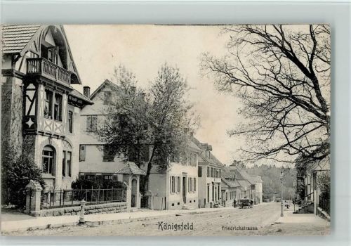 Königsfeld 1908 Friedrichstraße , gute Erhaltung AK