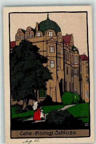 Celle Königliches Schloss Frau Kind