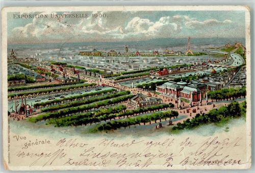 Paris Exposition Universelle 1900 Sonderstempel Exposition Invalides