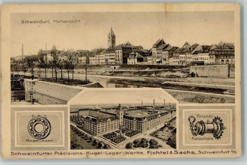 Schweinfurt 1923 Waffenfabrik Fichtel & Sachs
