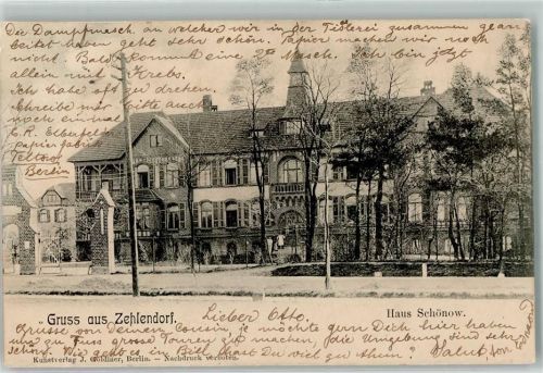 10115 W1000 Zehlendorf 1905 - Haus Schönow