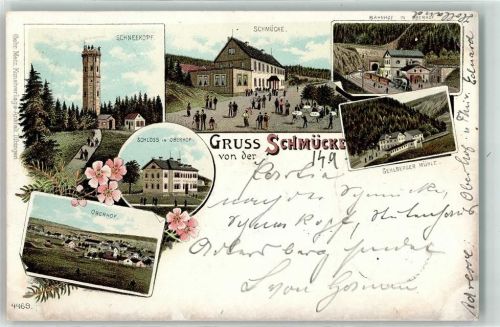 Schmücke Schneekopf Schmücke Bahnhof Gehlberger Mühle Schloss in Oberhof