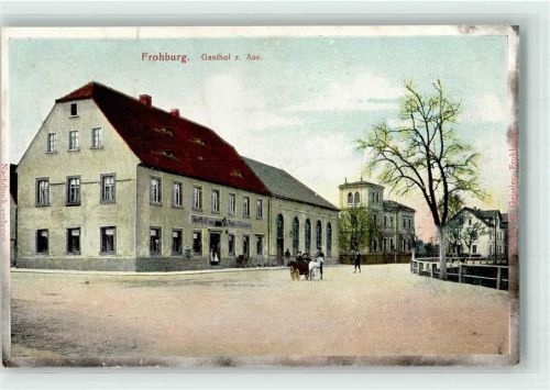 04654 O7233 Frohburg 1908 - Gasthaus zur Aue