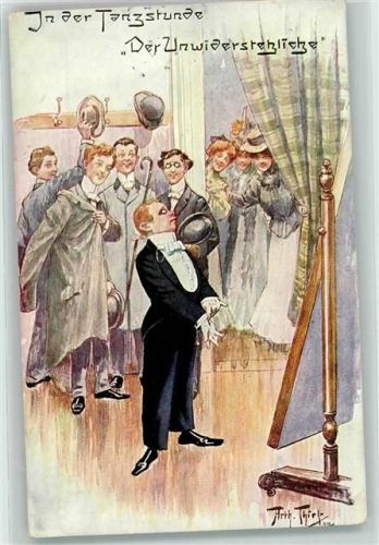 1909 In der Tanzstunde AK