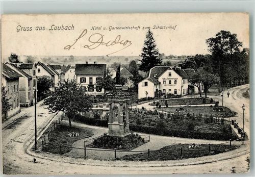 Laubach 1906 Hotel Gasthaus Zum Schützenhof