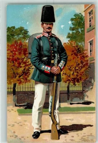Serie Deutsche Armee Künstler Postkarte alle Regimenter + Bataillone