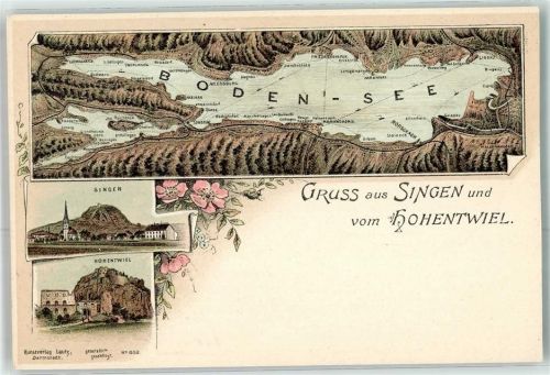 Singen Bodensee Kirche Gruss Blumen