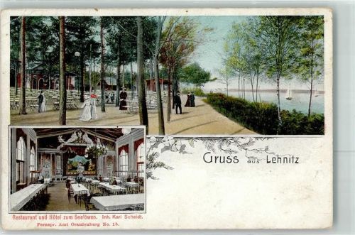 16515 O1407 Lehnitz 1912 - Hotel Restaurant zum Seelöwen