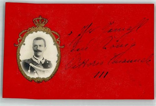 1901 König Vittorio Emanuel