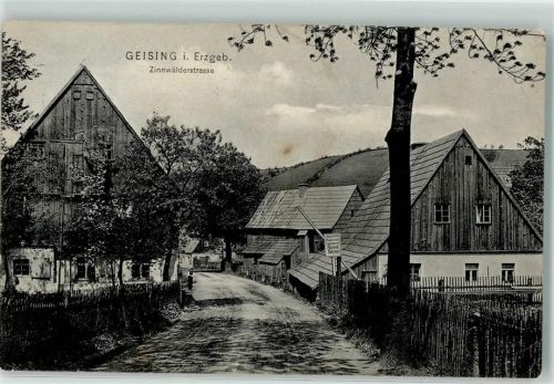Geising 1917 Zinnwälderstraße