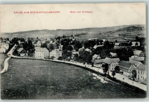 Steinigtwolmsdorf 1907 Blick vom Kirchturm