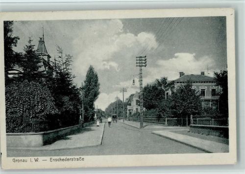 Gronau 1926 Enschederstraße AK