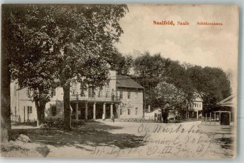 Saalfeld 1916 Gasthaus Schützenhaus