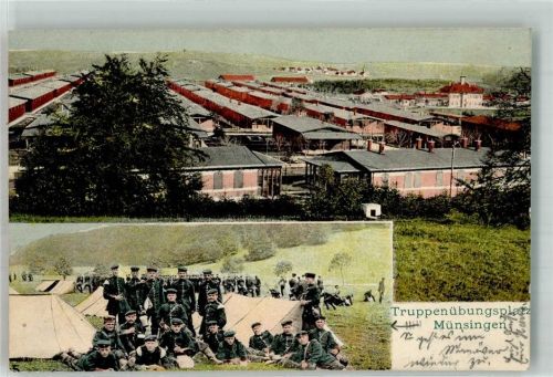 Münsingen 1912 Truppenübungsplatz