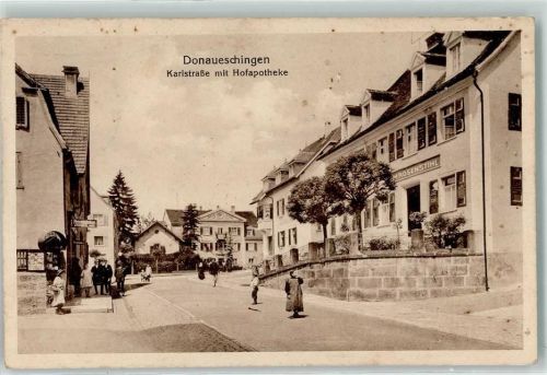 Donaueschingen Karlstraße Hofapotheke Rosenstihl