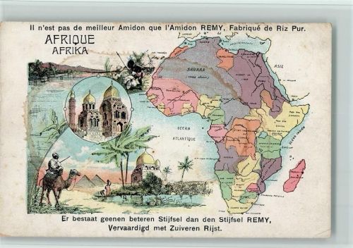 Afrika - Remy Werbung - Landkarte , I AK Werbung