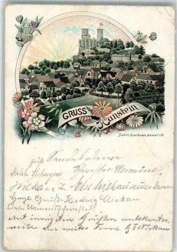 Bornhagen 1898 Burg Hanstein