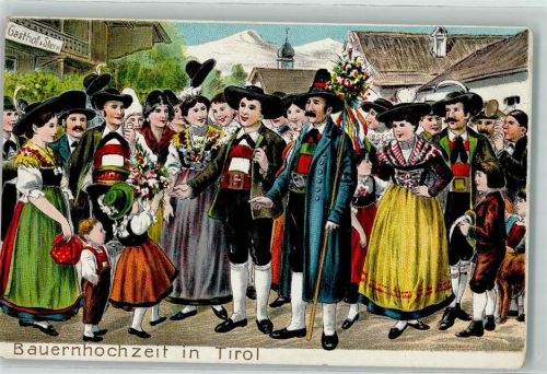 Bauernhochzeit in Tirol Verlag Guggenheim 8085 AK