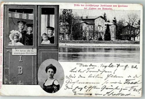 Lindau 1903 Villa von Ferdinand von Toskana
