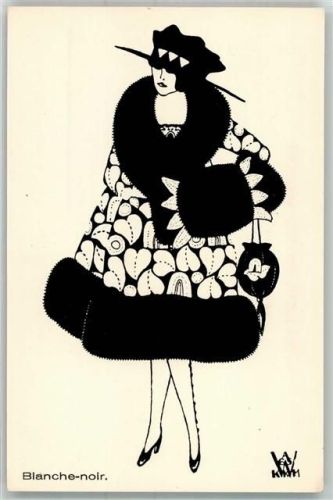 Salzburger Kunst Verlag Morawelz Blanche-noir Art Deco