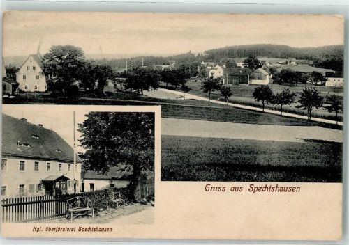 Spechtshausen 1913 Kgl. Oberförsterei