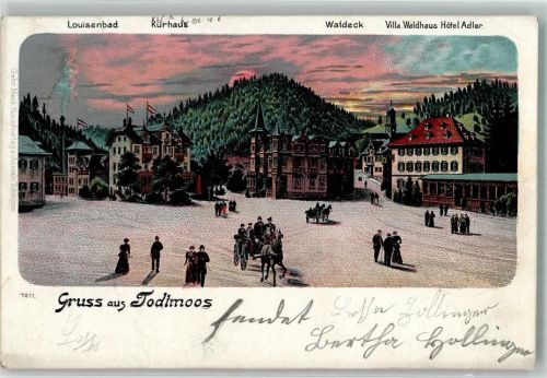 Todtmoos 1901 Kurhaus Hotel Adler