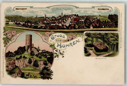 Kohren-Sahlis Klippen Waldpartie