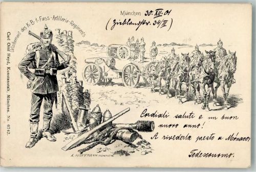 1901 Verlag Hayd Nr. 6742 Artillerie Waffen