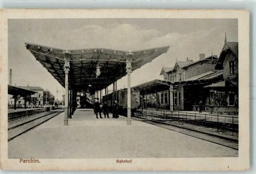 Parchim 1916 Bahnhof